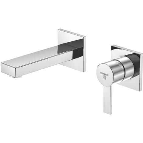 Steinberg Waschtisch-Wand-Einhebelmischer 120 1801, chrom