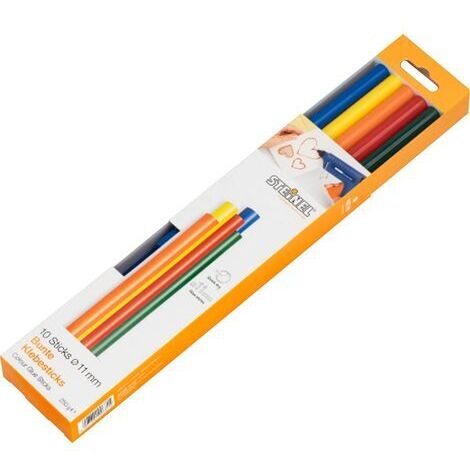 Steinel 006815 Bâtons de colle 11 mm 250 mm couleurs diverses 250 g 10 pc(s) A587681