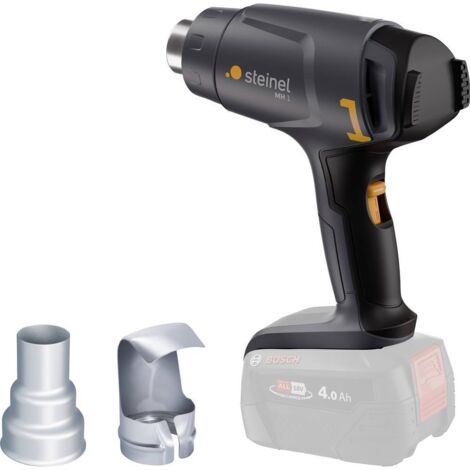 Steinel 088064 MH1 Soffiatore ad aria calda a batteria senza batteria, senza caricatore 500 W