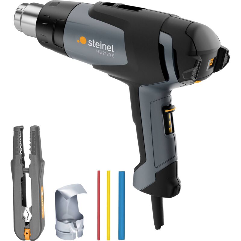 Steinel - Pistolet à air chaud hg 2120 e Kit d'électricien en mallette et accessoires