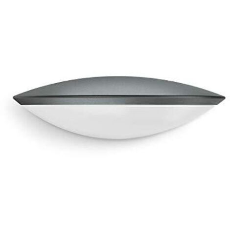 Steinel 825 SC, 9,7 W Downlight, sensore di movimento 160°, portata 5 m, lampada da parete Bluetooth 9.7 W, antracite