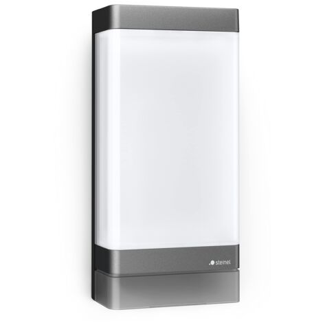Steinel Applique LED per esterni L 271 Digi SC antracite, rilevatore di movimento a 180°, applique Bluetooth intelligente, gestibile tramite app