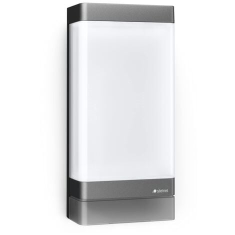 Steinel Applique LED per esterni L 271 Digi SC antracite, rilevatore di movimento a 180°, applique Bluetooth intelligente, gestibile tramite app