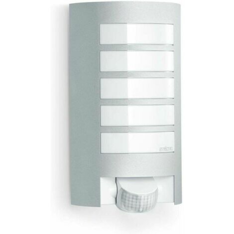 STEINEL Applique murale extérieure avec détecteur L 12 S aluminium 60W IP44 E27 - Anthracite