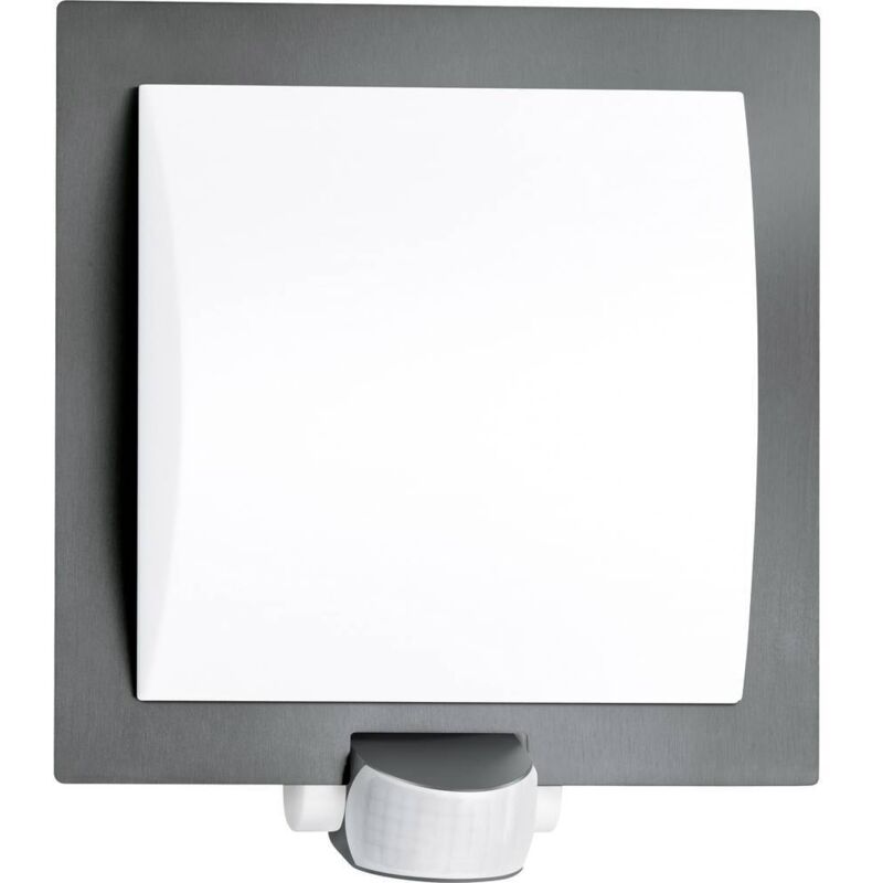 Steinel L 20 S 035693 Applique extérieure avec détecteur de mouvement Ampoule à économie d'énergie, LED E27 60 W anthra