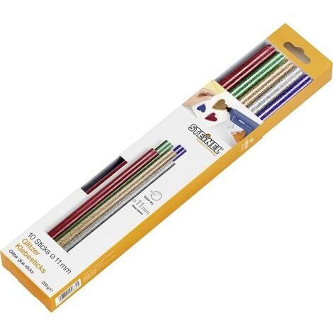 Steinel Bâtons de colle 11 mm or, argent, vert, bleu, rouge 10 pc(s)