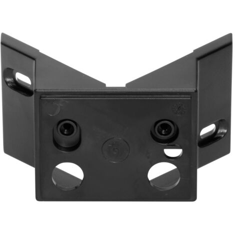 Steinel EWH 02 Staffa angolare a parete, adatto per H 150, HS 150, HS-FE 150, montaggio rapido con viti, per angoli esterni, nero