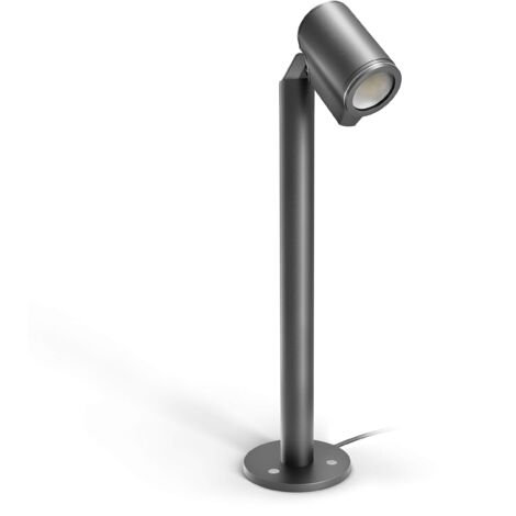 Steinel Faretto a LED Spot Way N, Luce del Sentiero, Alluminio, Antracite, Wegeleuchte 7,86 W 230 V