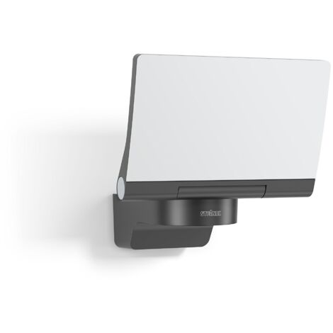 Steinel Faretto a LED XLED Home 2, Faretto Orientabile, Solare, LED 13,7 W, 1550 lm, per Ingresso, Giardino, Cortile, Grigio (Grafite)