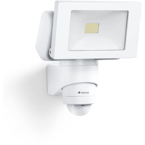 Steinel Faretto da esterno a LED LS 150, bianco, sensore di movimento 240°, portata max. 12 m, 14,7 W, inclinabile, 1375 lumen, 4000 K [classe energetica E]