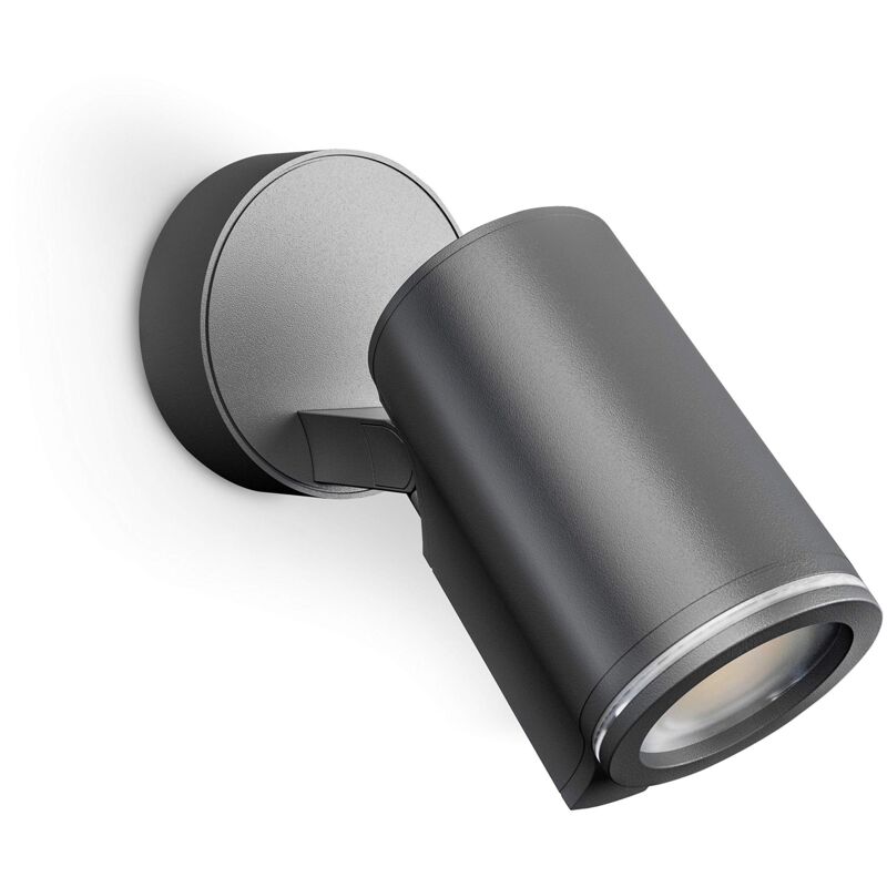 Faretto a led Spot one, colore: antracite, incl. lampadina GU10, 512 lm, luce a led collegabile tramite cavo, in alluminio, 6,7 w - Steinel