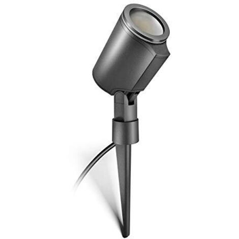 Steinel Faretto Spot Garden LED, 6,7 W, con Picchetto di Terra, 512 lm, orientabile, Antracite