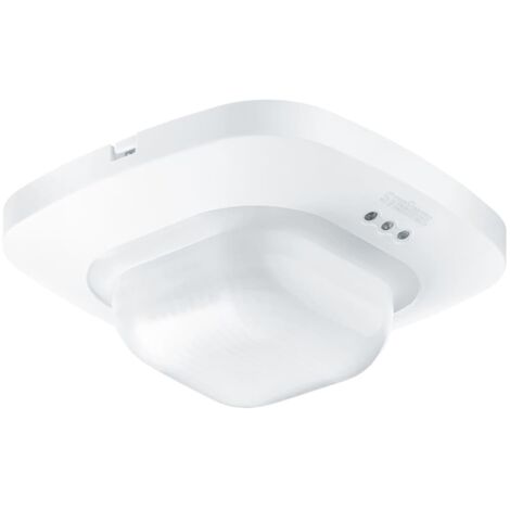 Steinel IR Quattro 8m COM1 sensore di presenza e crepuscolare da incasso IP20 quadrato bianco ST000349