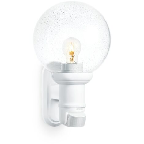 Steinel Lampada da esterno L 560 S, Lampada da parete con sensore, E27, luce classica da esterno, ingresso casa, Bianco