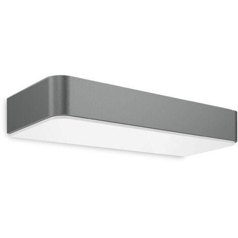 Steinel lampada solare da esterno XSolar SOL-O, con sensore crepuscolare integrato, Ingresso della casa, Antracite