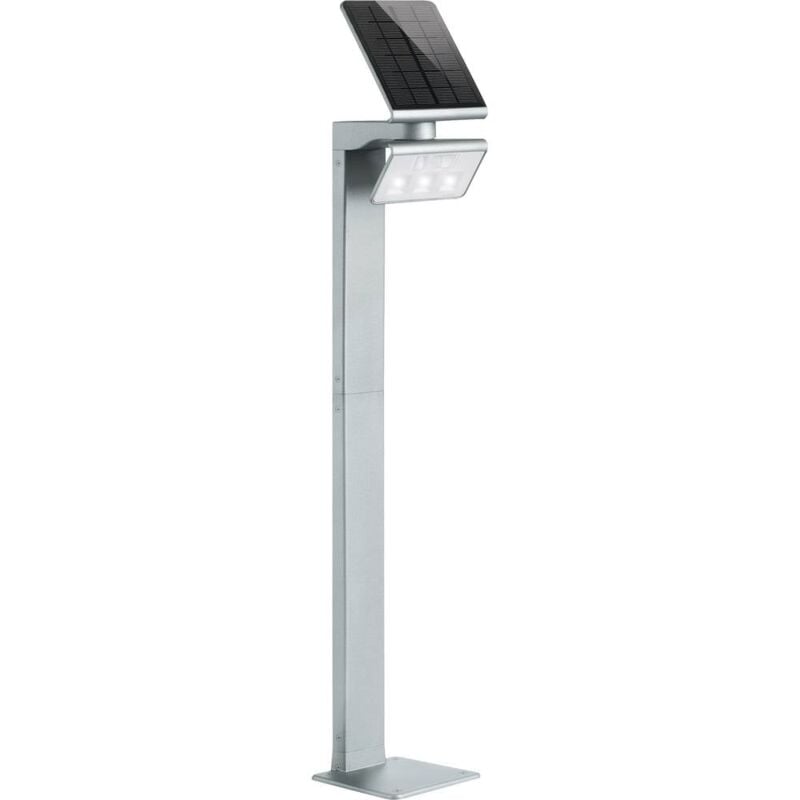 Steinel - Lampadaire dextérieur solaire avec détecteur de mouvements Xsolar GL-S 1.2 W argent
