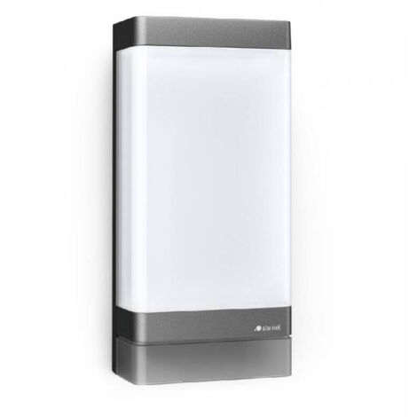 STEINEL LED LAMPE D'EXTÉRIEUR L 271 DIGI SC ANTHRACITE, DÉTECTEUR DE MOUVEMENT 180°, LAMPE MURALE BLUETOOTH INTELLIGENTE, UTILIS
