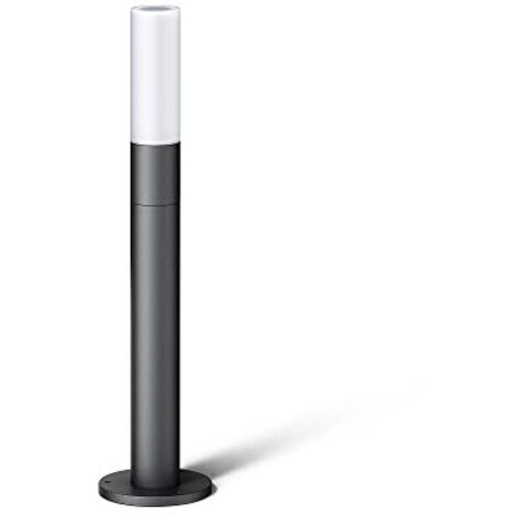 Steinel LED luce di percorso GL 65 Antracite, vetro opalino, luce da supporto in alluminio, luce da giardino bianco caldo, 77 cm di altezza