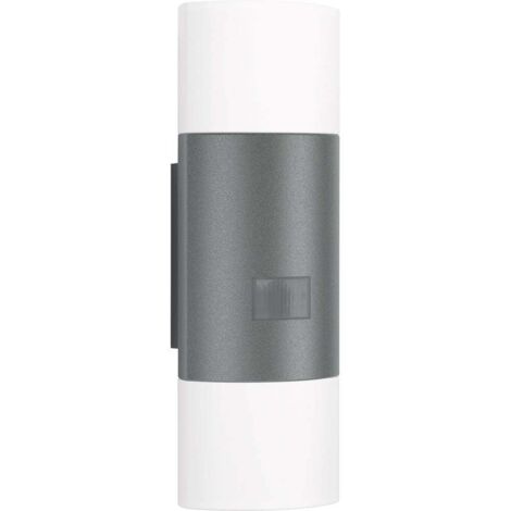 Steinel Luce LED per esterni L 910 S, Lampada da parete con sensore di movimento, ingresso casa, Up-/Downlight, Antracite