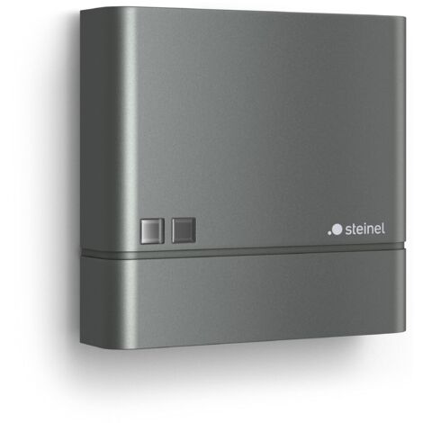 Steinel NightmatIQ Sensore crepuscolare antracite, interruttore crepuscolare per esterni, sensore di luce per illuminazione esterna, IP54, 230 V