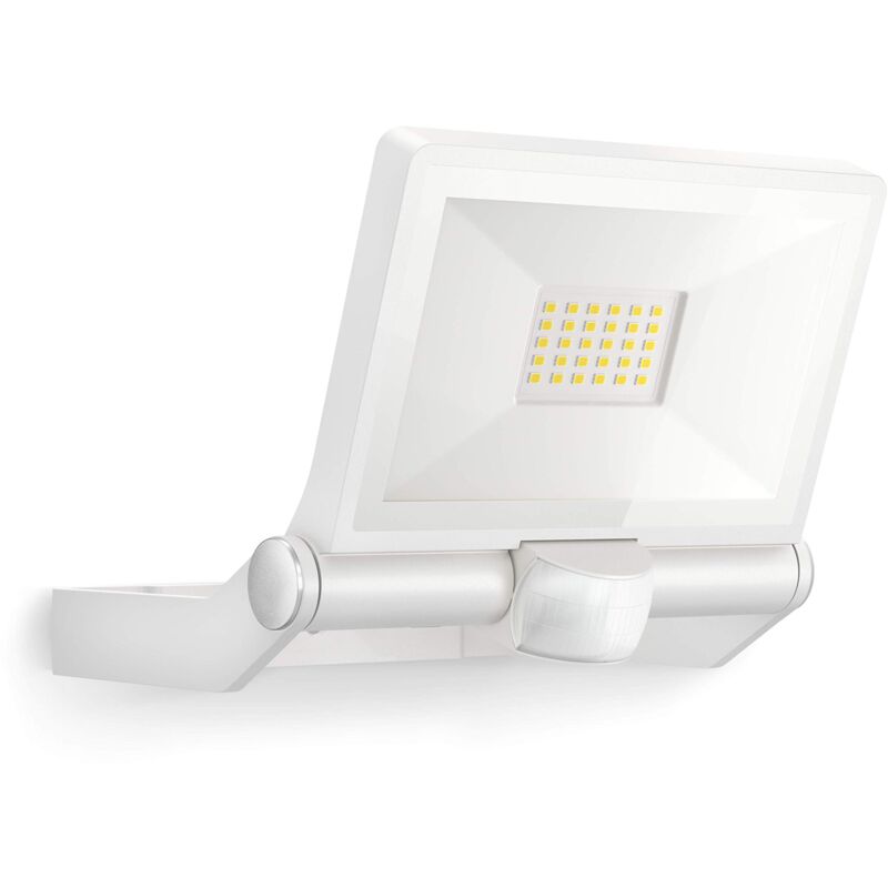 Faretto a led xled one s, con sensore di movimento a 180°, 18,6 w, 2050 lm a 3000 k, per vialetti, Bianco - Steinel