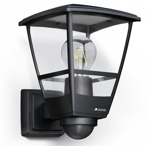 Steinel Sensor Aussenleuchte L 10 S schwarz mit Bewegungsmelder
