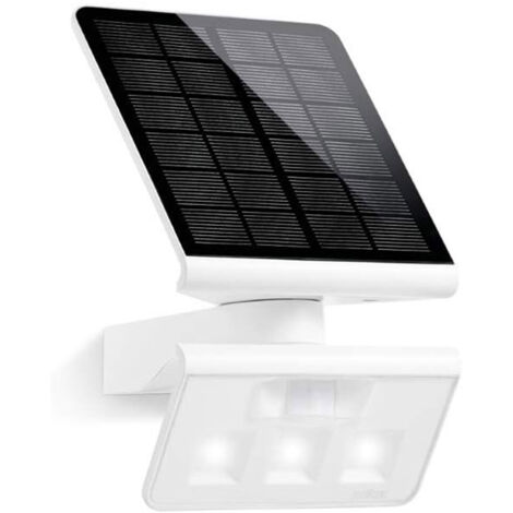Steinel Solar Außenleuchte XSolar L-S ONE weiß mit Bewegungsmelder Solar Außenleuchte