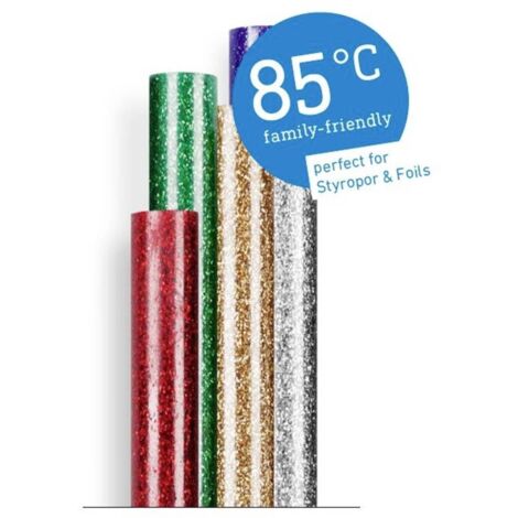 Steinel Stick colla a caldo 7 mm 150 mm Colorato, Effetto glitter, Oro, Argento, Rosso, Verde, Blu 96 g 16 pz.