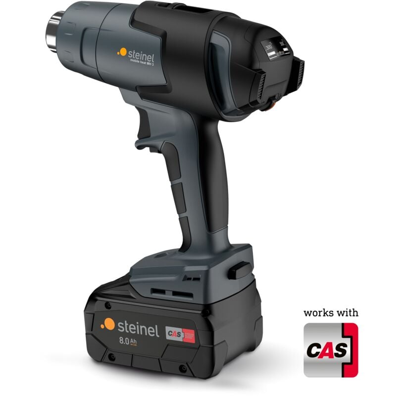 Steinel - Souffleur d'air chaud sur batterie MH3 kf sc 1x 8,0 Ah batterie + chargeur en coffret