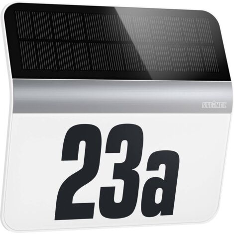 Steinel XSolar LH-N 007140 Lampada solare per numero civico LED (monocolore) LED a montaggio fisso 0.03 W acciaio inox