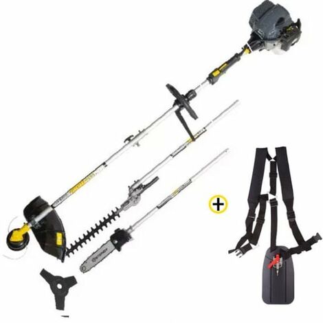 Steiner – Débroussailleuse thermique 42,7CC 4 en 1 – Moteur 2T – Puissance 1250W – Largeur de coupe 440mm – Pour végétation dense