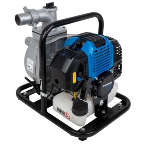 Steiner – Motopompe thermique 2T 51.7cc 15m³/h – Débit 15 000 L/h – Hauteur manométrique max. 30 m – Pour drainage et irrigation