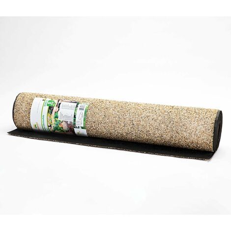 Steinfolie 1 x 12 m für Teichufer und Bachlauf