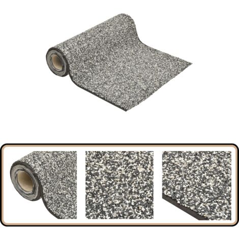 Steinfolie Grau 1000x40 cm - Teichfolie - Steinfolie - Wasserdichtes Material - Graue Farbe - Gartendeko