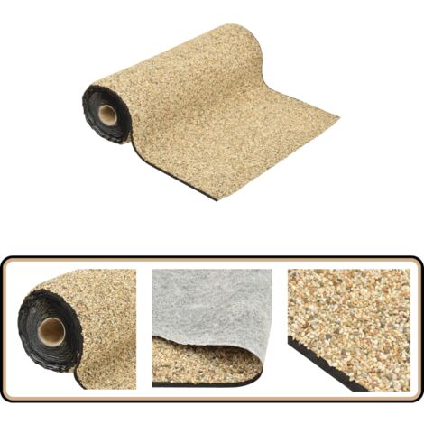 Steinfolie Natur-Sand 150x60 cm - Teichfolie - Steinfolie - Teichrandgestaltung - Wassergarten - Gartendeko