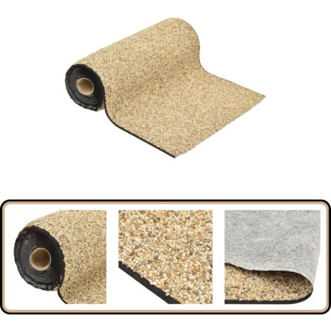 Steinfolie Natur-Sand 700x40 cm - Teichfolie - Steinfolie - Natursteinoptik - Gartendekoration - Wassergarten