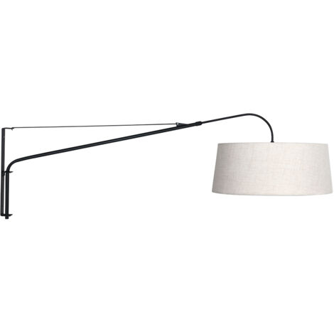 Steinhauer - aplique de pared - Elegant Classy - negro - metal
