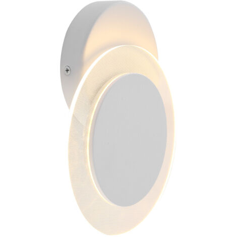 Steinhauer - aplique de pared - Lido - blanco - plástico metal -