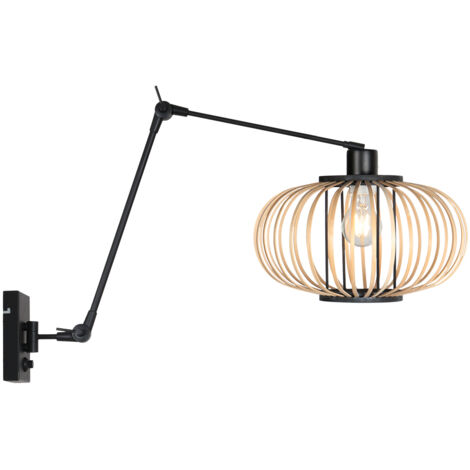 Steinhauer - aplique de pared - Prestige Chic - natural negro -