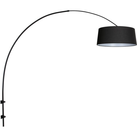 Steinhauer - aplique de pared - Sparkled Light - negro - metal