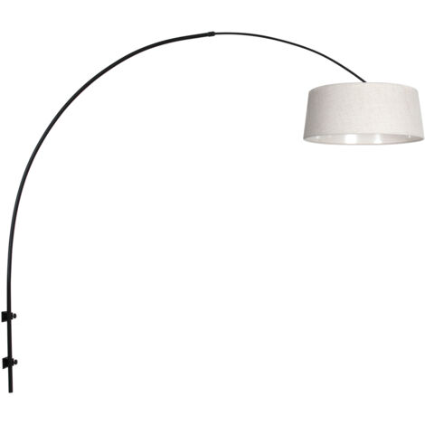 Steinhauer - aplique de pared - Sparkled Light - negro - metal