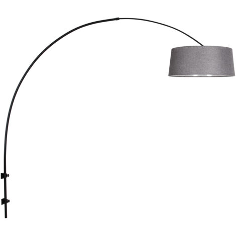Steinhauer - aplique de pared - Sparkled Light - negro - metal