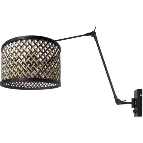 Steinhauer - applique murale - Prestige Chic - noir - bambou