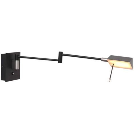 Steinhauer - applique murale - Retina - noir - métal - lampe de