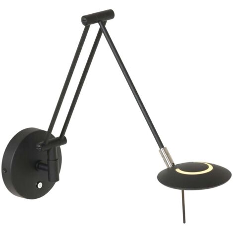 Steinhauer - applique murale - Zodiac LED - noir - plastique