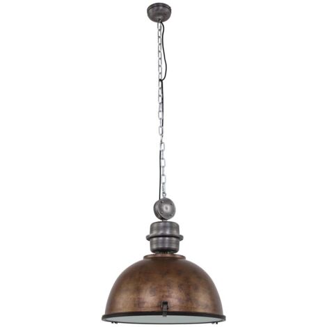 Steinhauer - hängeleuchte - Bikkel - braun - glas metall - Ø 52cm
