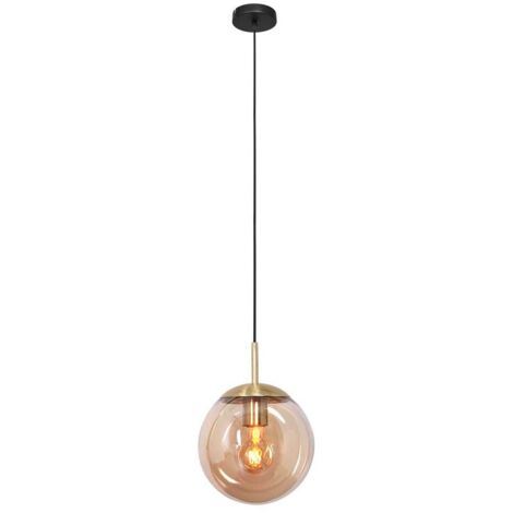 Steinhauer - hängeleuchte - Bollique LED - bernstein - glas