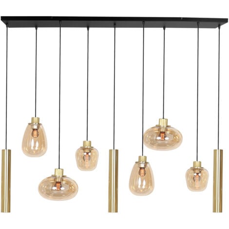 Steinhauer - hängeleuchte - Reflexion - messing - glas metall -