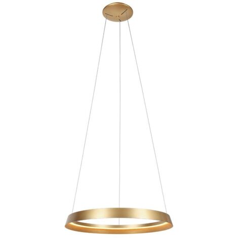 Steinhauer - hängeleuchte - Ringlux - gold - metall - Ø 60cm -