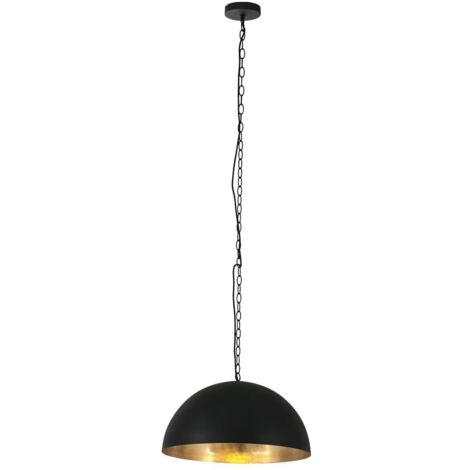 Steinhauer - hängeleuchte - Semicirkel - schwarz - metall - Ø
